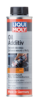 Антифрикционная присадка с дисульфидом молибдена в моторное масло Oil Additiv 0,3 л. артикул 8342 LIQUI MOLY