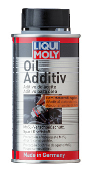 Антифрикционная присадка с дисульфидом молибдена в моторное масло Oil Additiv 0,125 л. артикул 8352 LIQUI MOLY