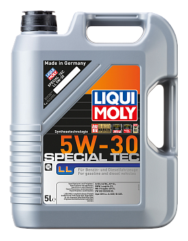 НС-синтетическое моторное масло Special Tec LL 5W-30 5 л. артикул 8055 LIQUI MOLY