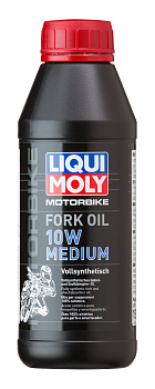 Синтетическое масло для вилок и амортизаторов Motorbike Fork Oil  Medium 10W 0,5 л. артикул 7599 LIQUI MOLY