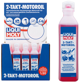 Полусинтетическое моторное масло для 2-тактных двигателей 2-Takt-Motoroil 0,1 л. артикул 1029 LIQUI MOLY
