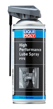 Высокоэффективная спрей-смазка с тефлоном PTFE High Performance Lube Spray 0,4 л. артикул 20612 LIQUI MOLY
