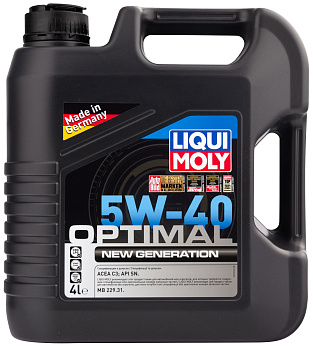 НС-синтетическое моторное масло Optimal New Generation 5W-40 4 л. артикул 39033 LIQUI MOLY