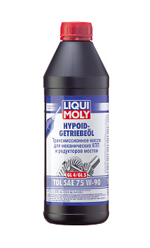 Полусинтетическое трансмиссионное масло Hypoid-Getriebeoil TDL 75W-90 1 л. артикул 3945 LIQUI MOLY