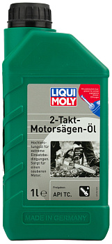 Минеральное моторное масло для 2-тактных бензопил и газонокосилок 2-Takt-Motorsagen-Oil 1 л. артикул 1282 LIQUI MOLY