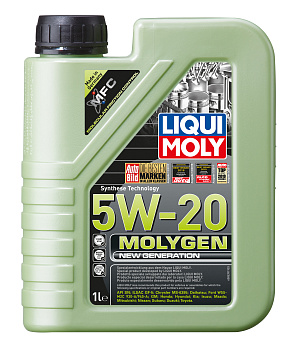 НС-синтетическое моторное масло Molygen New Generation 5W-20 1 л. артикул 8539 LIQUI MOLY
