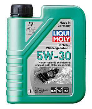 НС-синт. всесезонное моторное масло для садовой техники Garten-Wintergerate-Oil 5W-30 1 л. артикул 39018 LIQUI MOLY