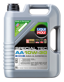 НС-синтетическое моторное масло Special Tec AA Benzin 10W-30 5 л. артикул 21338 LIQUI MOLY