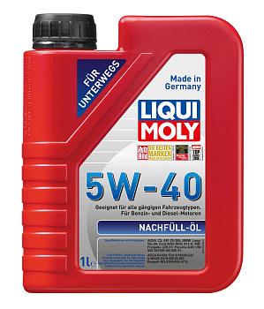 НС-синтетическое моторное масло Nachfull Oil 5W-40 1 л. артикул 8027 LIQUI MOLY