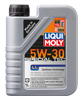 НС-синтетическое моторное масло Special Tec LL 5W-30 1 л. артикул 1192 LIQUI MOLY