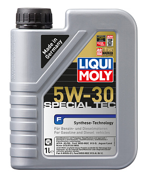 НС-синтетическое моторное масло Special Tec F 5W-30 1 л. артикул 3852 LIQUI MOLY