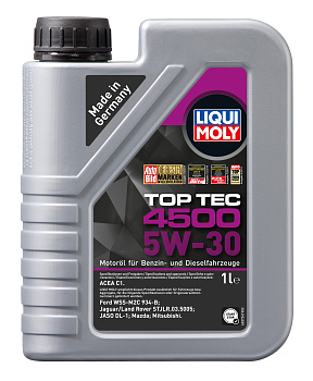 НС-синтетическое моторное масло Top Tec 4500 5W-30 1 л. артикул 2317 LIQUI MOLY