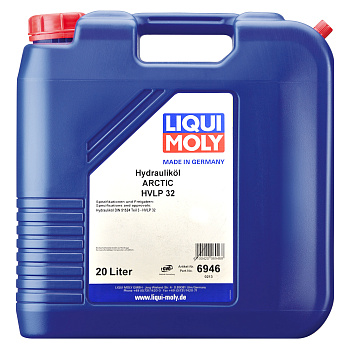 Минеральное гидравлическое масло Hydraulikoil Arctic HVLP 32 20 л. артикул 6946 LIQUI MOLY